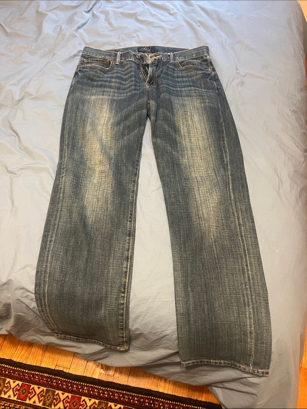Lucky Brand Men's Faded Blue Bootcut Jeans
